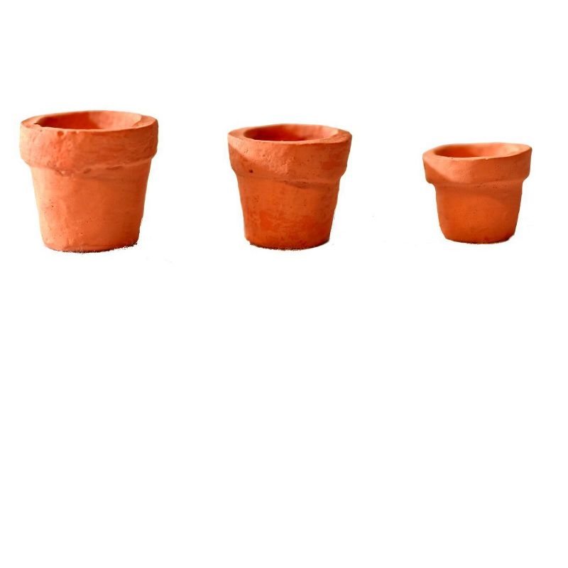 12" Stone - Lawn Decor Set - Brown - MiniGarden