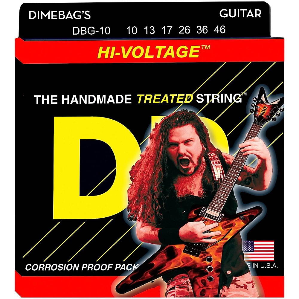 DR Hi-Voltage Dimebag Darrell Signature - Medium - Electric Guitar Strings