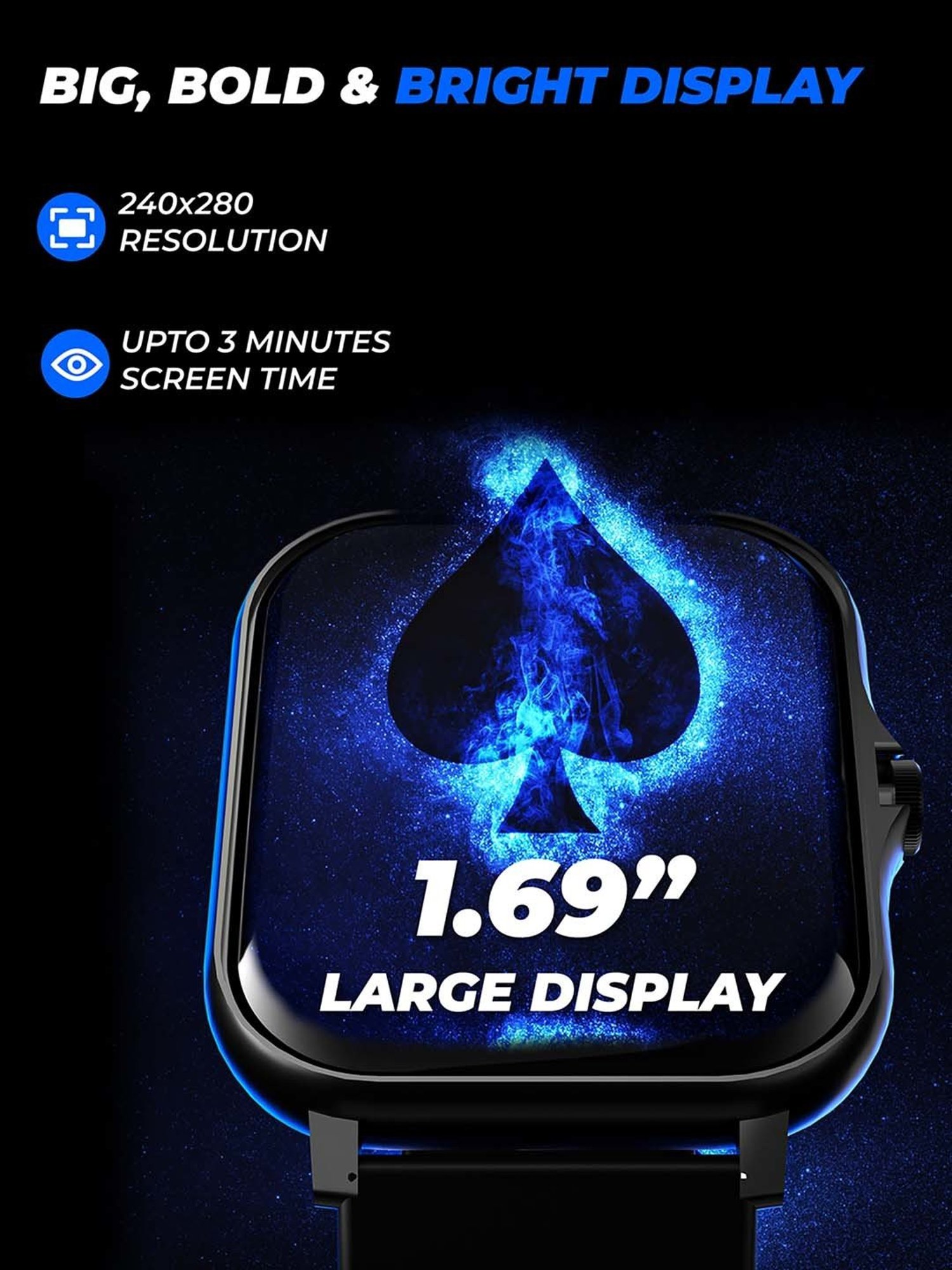 I Kall W1 Smartwatch (Black)