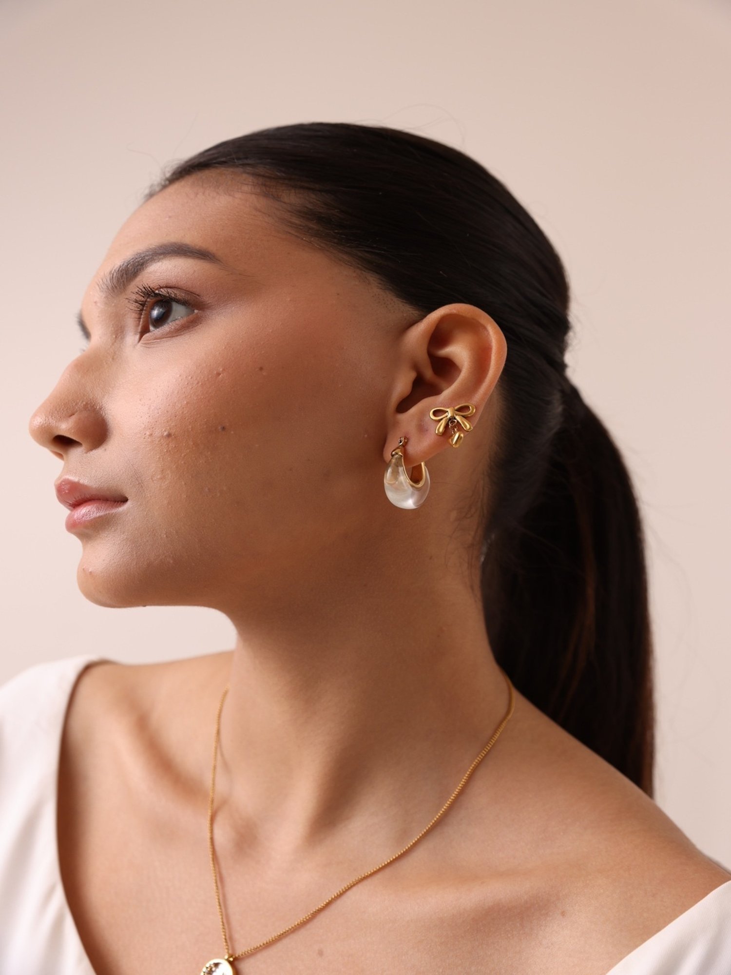 Perfectly Average Clear Resin Hoops Small