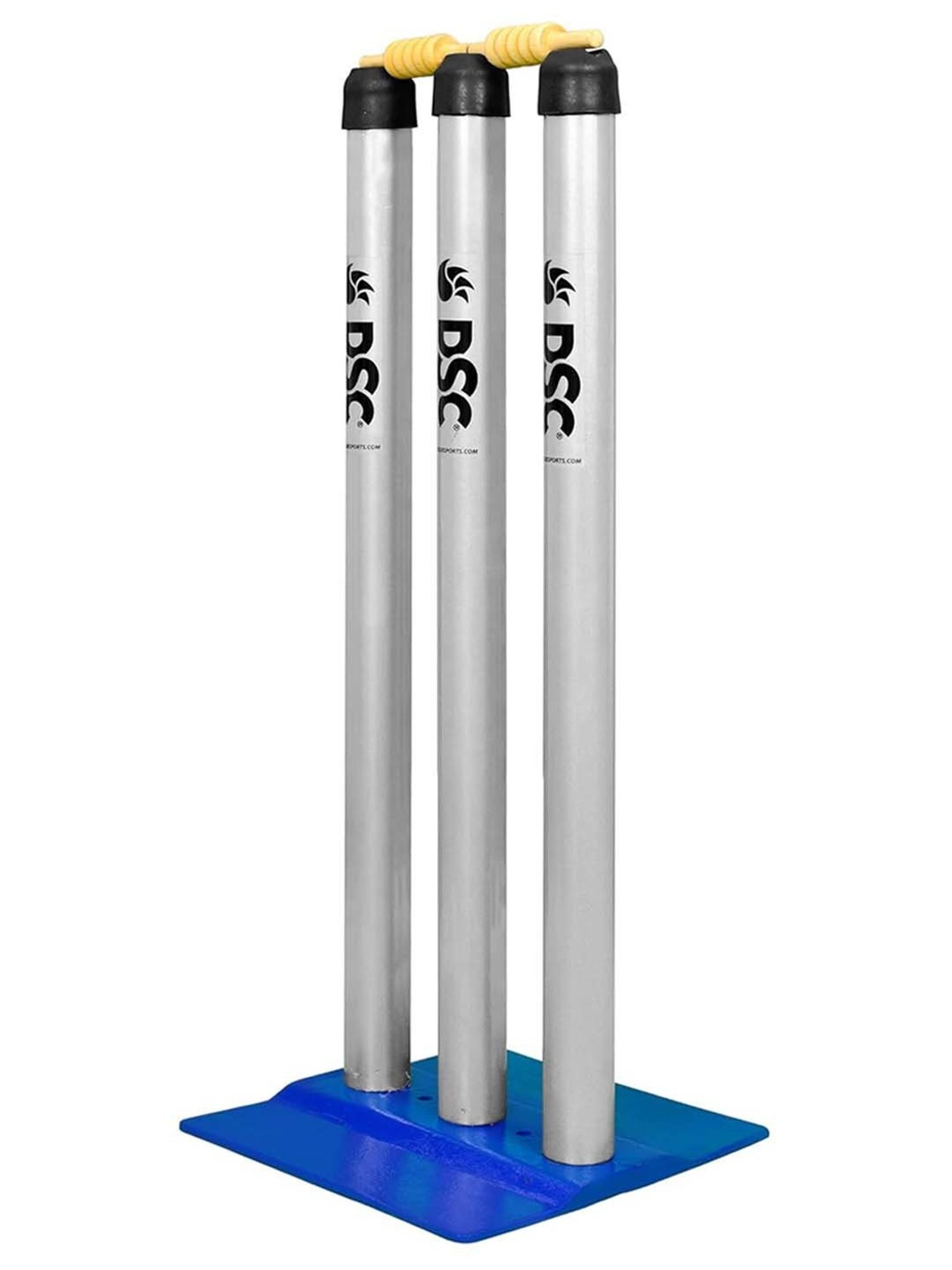 DSC Metal Cricket Stumps Set with Bails Size - Adult