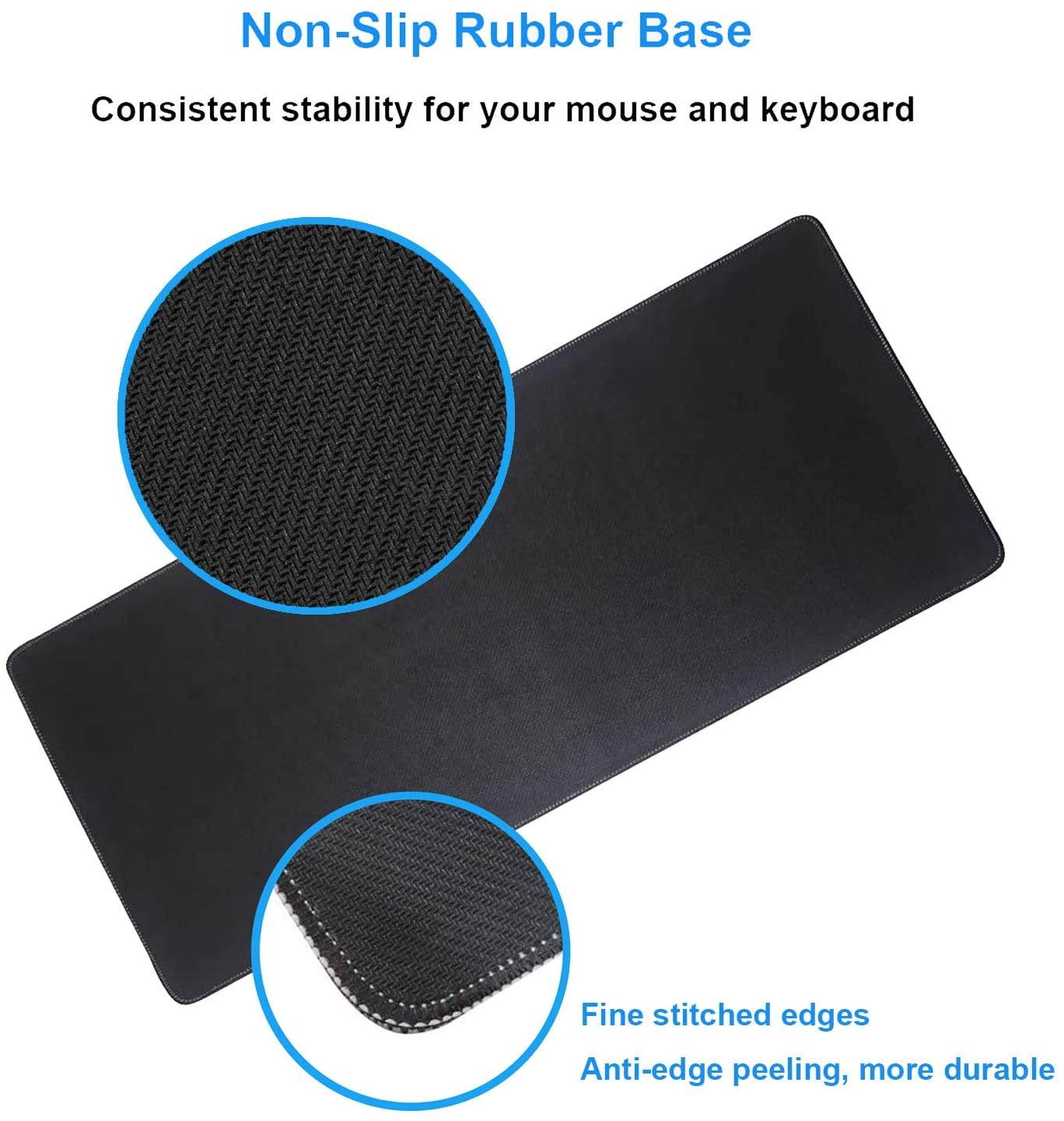 Mouse Pad XXL Star Wars The Mandalorian,Mousepad with Stitched Edges & Non-Slip Rubber Base-High Speed Surface-Laptop Desk Pads-Computer Keyboard and Mice Combo Pad Mat 15.7X35.4