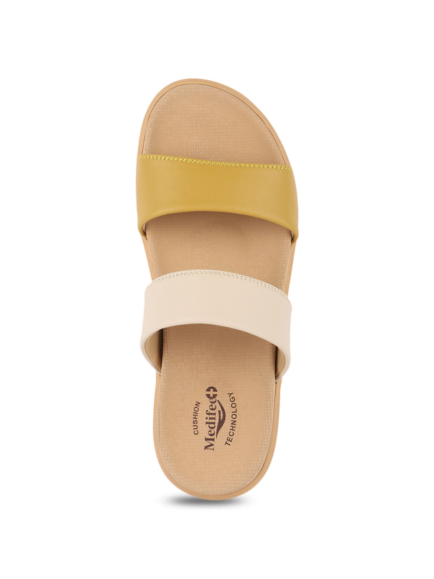 MediFeet Women's Mustard Casual Sandals