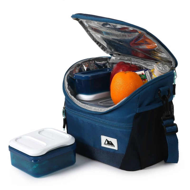 Arctic Zone High Performance Lunch Tote Set - Navy