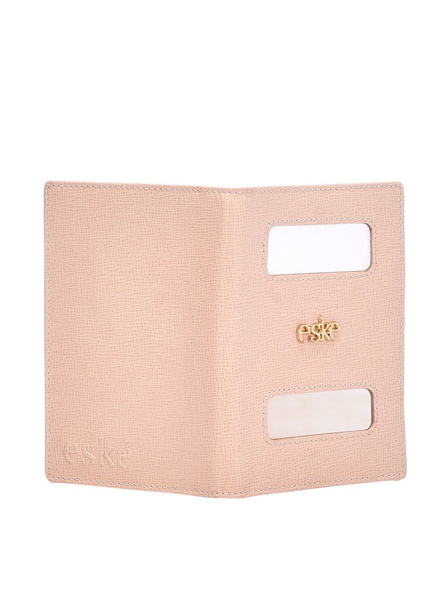 Eske Blair Pink Solid Small Passport Holder