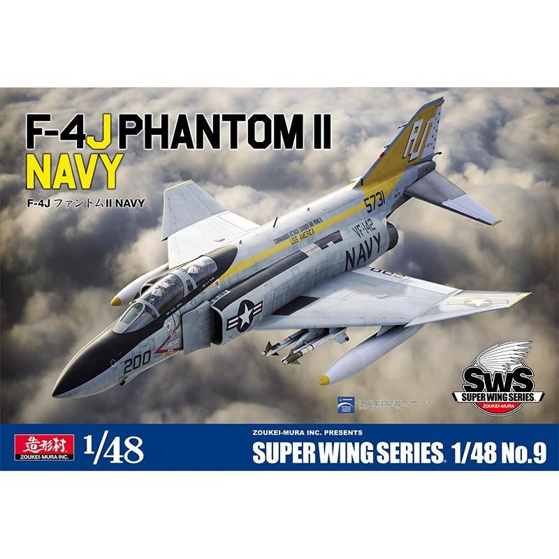 Zoukei-Mura SWS F-4J Phantom II Navy 1/48 Scale Model Kit
