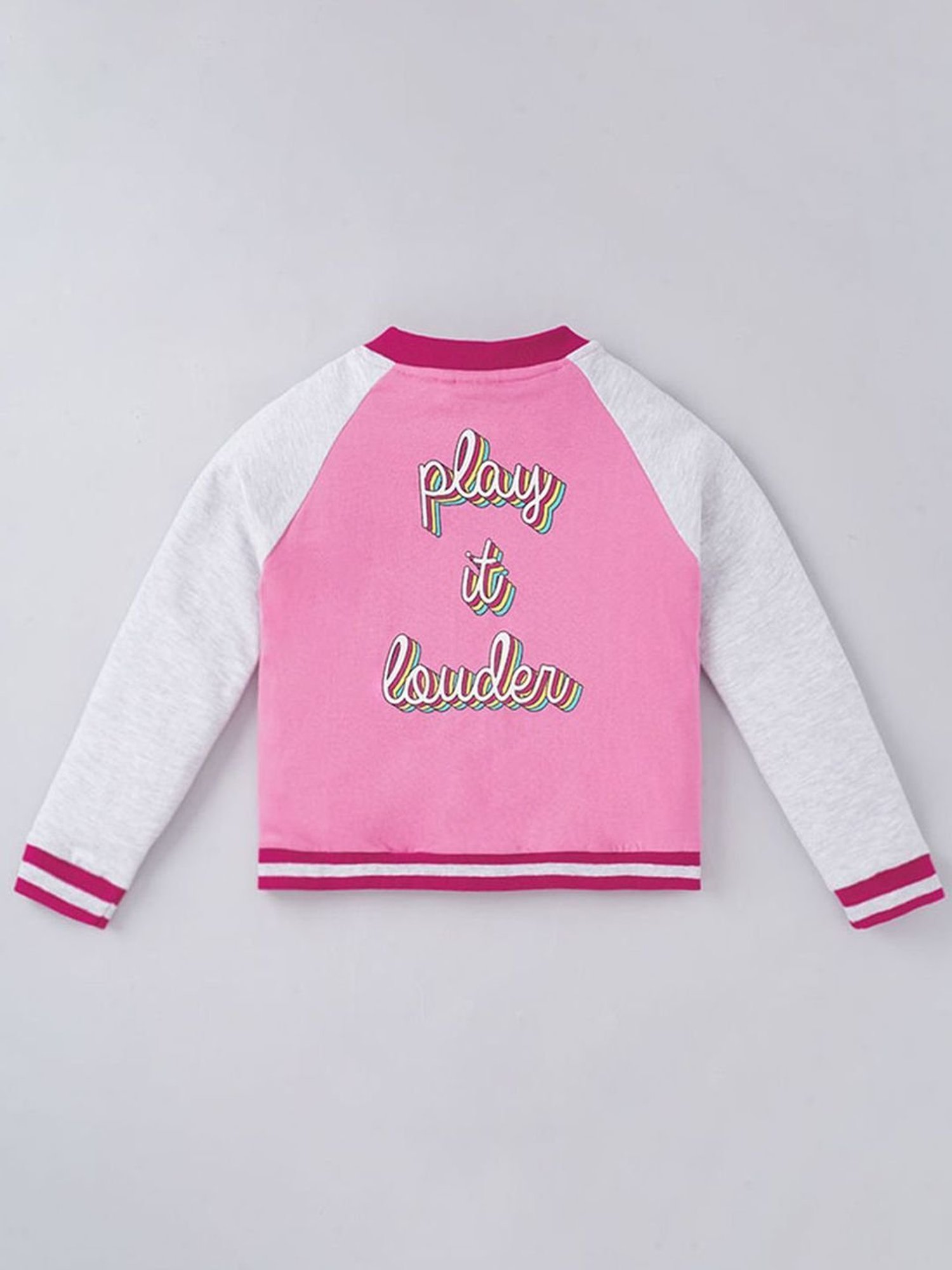 Elle Kids Black Self Pattern Jacket