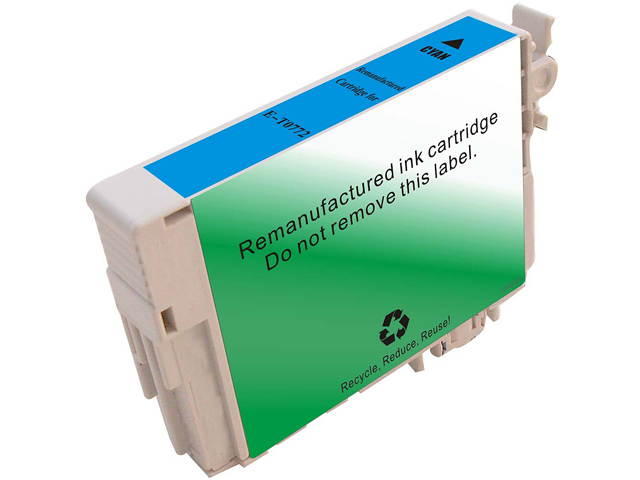 Green Project E-T0772 Cyan Ink Cartridge Replaces Epson T077220