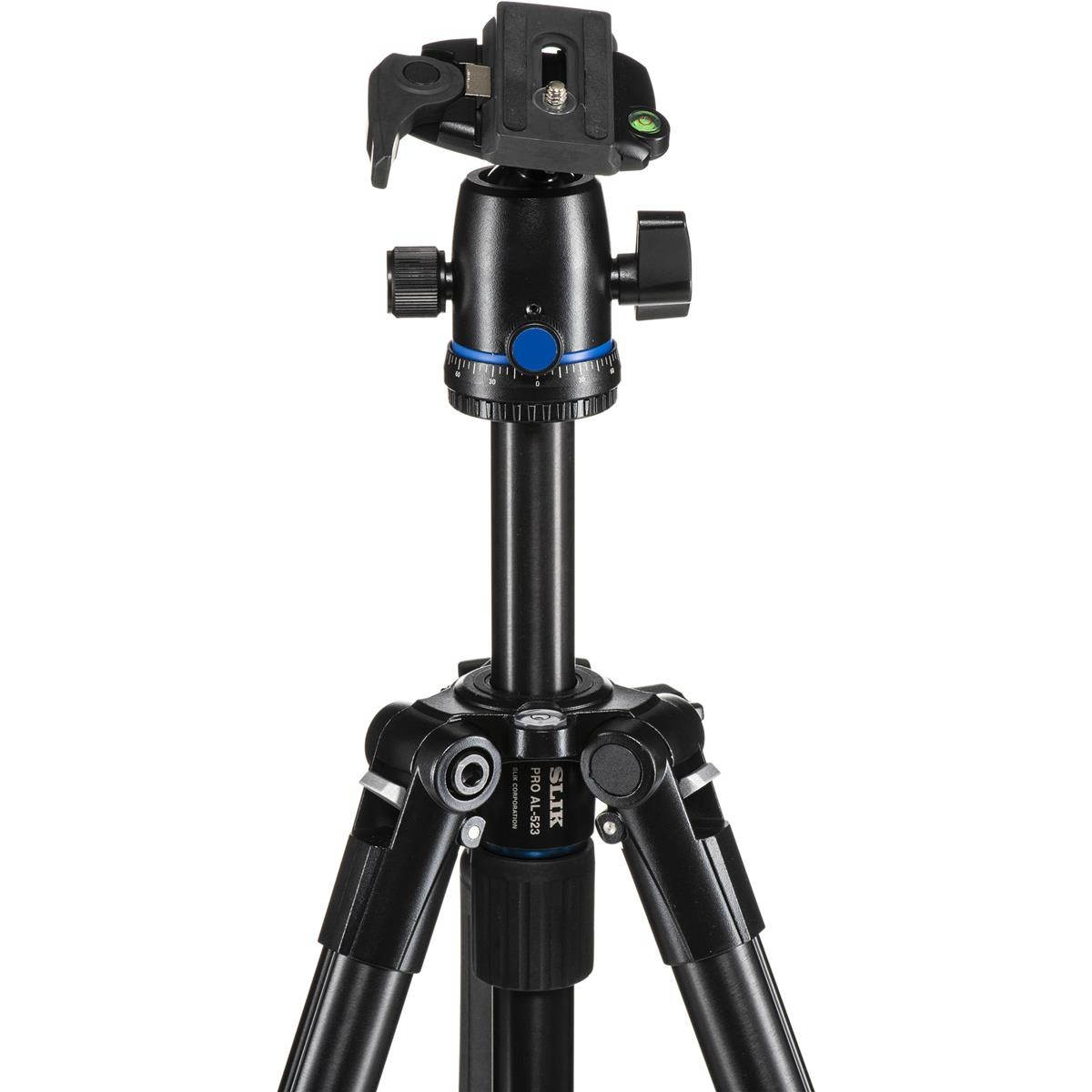Slik Pro AL-523BH5 Aluminum Tripod w/PBH-535AS Professional Ball Head