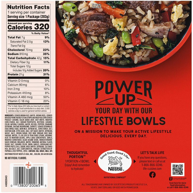 Life Cuisine Korean-Style BBQ Beef Bowl - 10oz