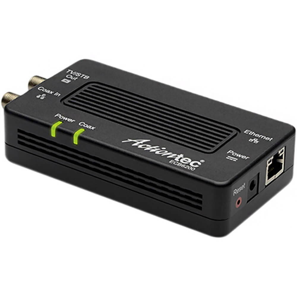 Actiontec Bonded MoCA 2.0 Network Adapter - 2-pack - Turn Coaxial Wiring into a High Speed Network