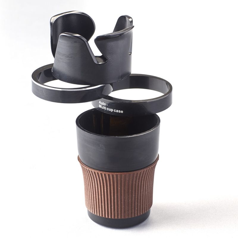 Lakeside Multifunctional Car Cup Holder for Portable Devices and Beverage Containers
