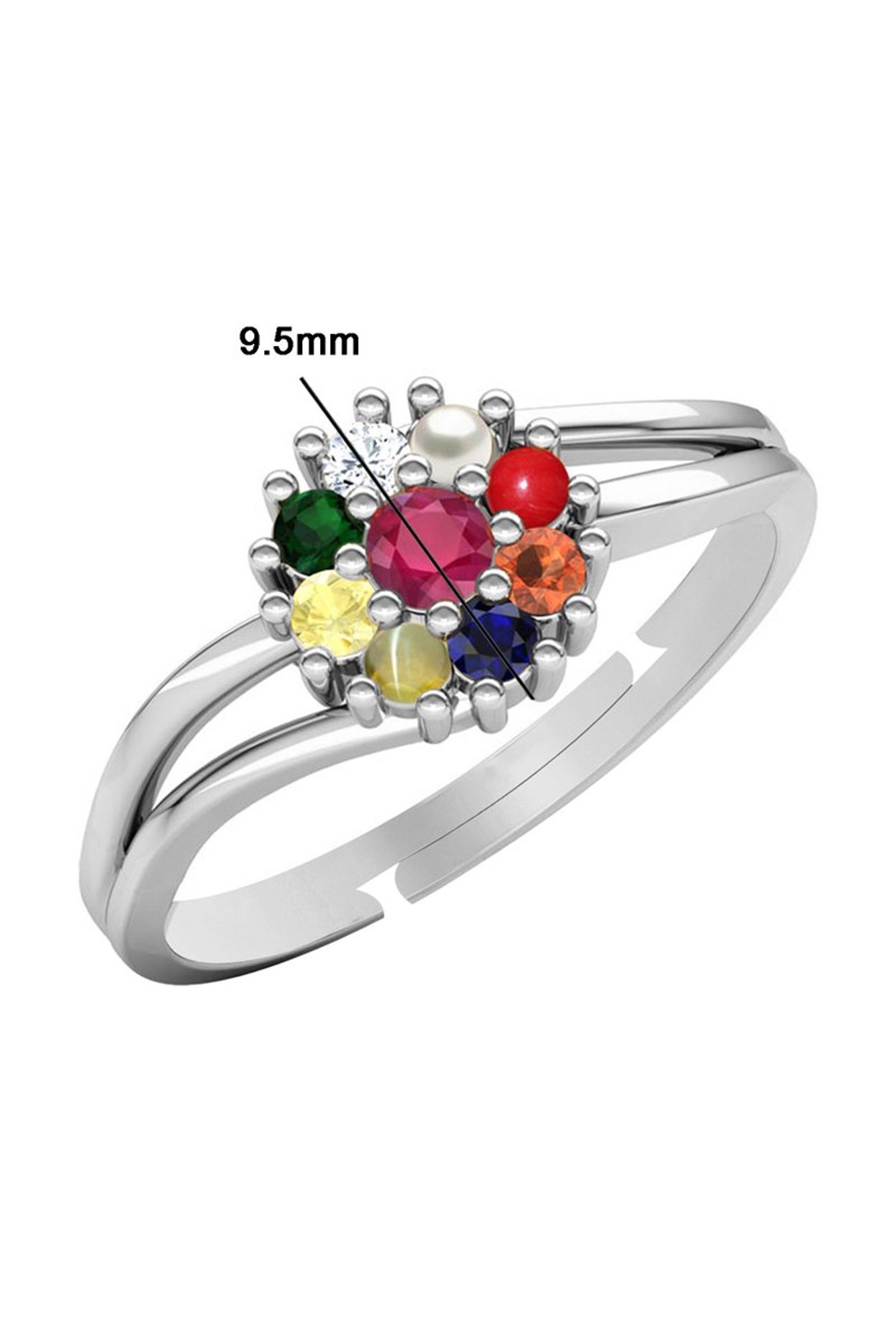 Clara Yellow Sapphire Pukhraj 6.5cts or 7.25ratti Ring