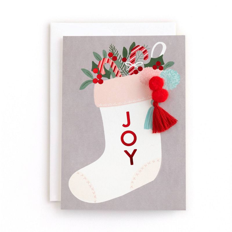 Minted 10ct Christmas Stocking Boxed Cards