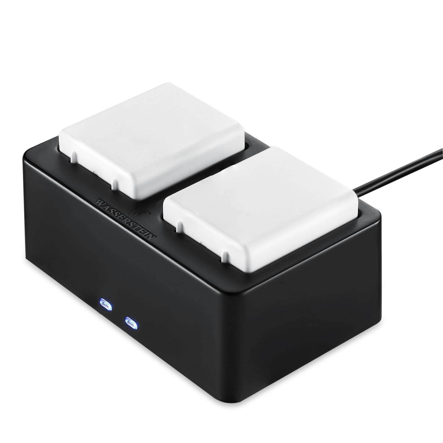 Wasserstein Charging Station with 3.2ft Micro USB Cable for Arlo Ultra/Ultra 2 and Arlo Pro 3/Pro 4 Rechargeable Batteries (Black)