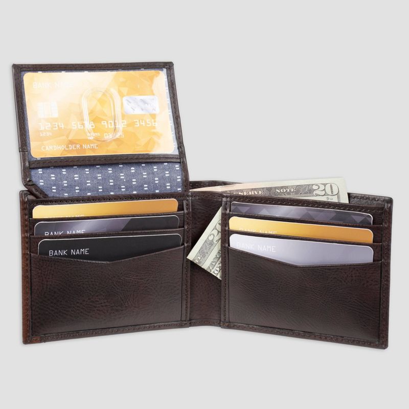 Men's Two-Tone Bifold Wallet - Goodfellow & Co™ Brown