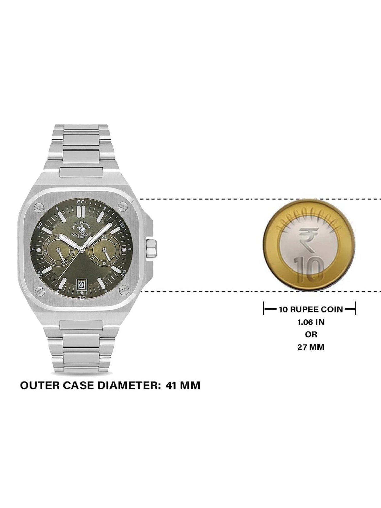 Santa Barbara Polo & Racquet Club SB.1.10576-3 Analog Watch for Men