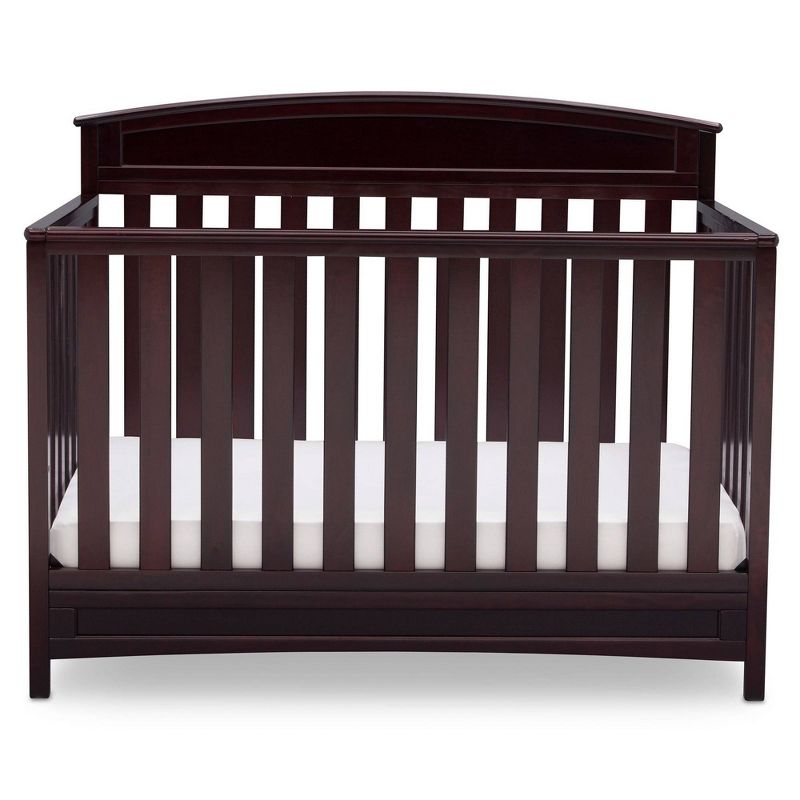 Delta Children Sutton 4-in-1 Convertible Crib, Greenguard Gold Certified - Espresso Java