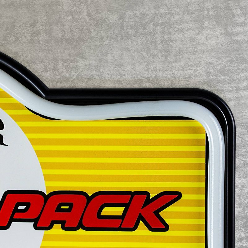 LED Dodge Super Bee Scat Neon Light Sign Wall Decor Yellow/Red - Crystal Art Gallery