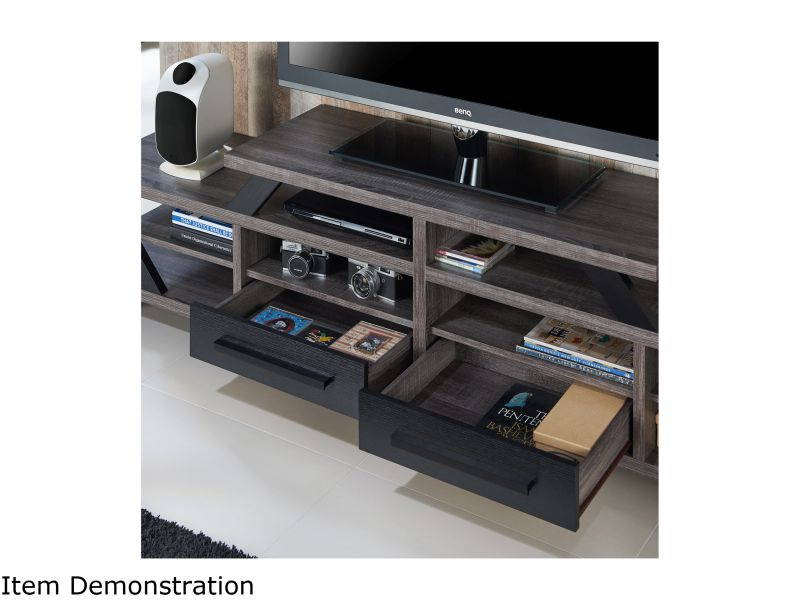 AVF FSL700LUCSW-A 32 - 65" Reflections - Lucerne Curved Pedestal TV Stand