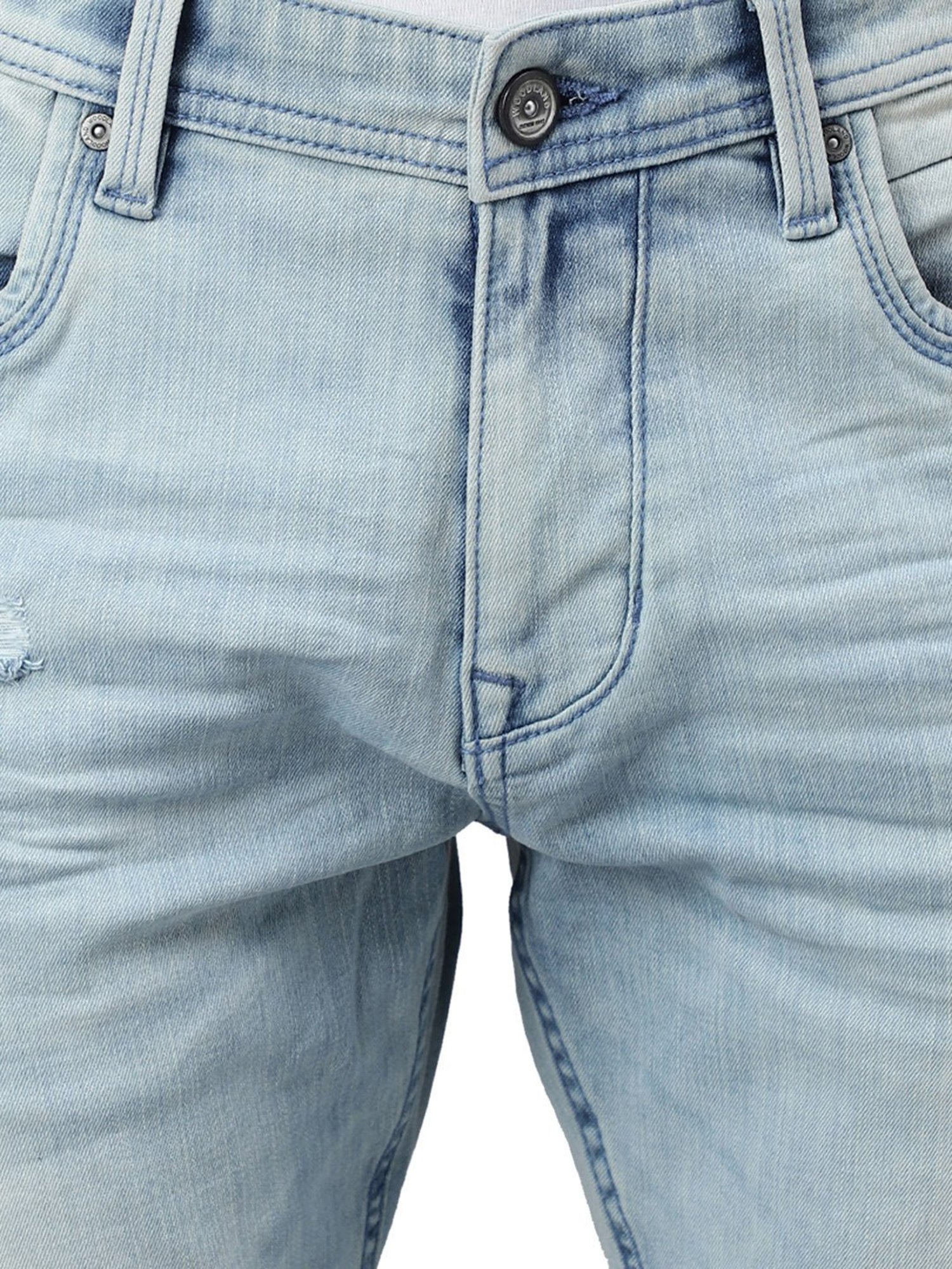 Woodland Light Blue Heavily Washed Jeans