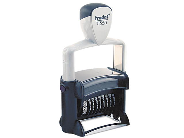 U. S. Stamp & Sign T5558 Professional Numberer, Self-Inking, Type Size 2, Eight Digits, Black