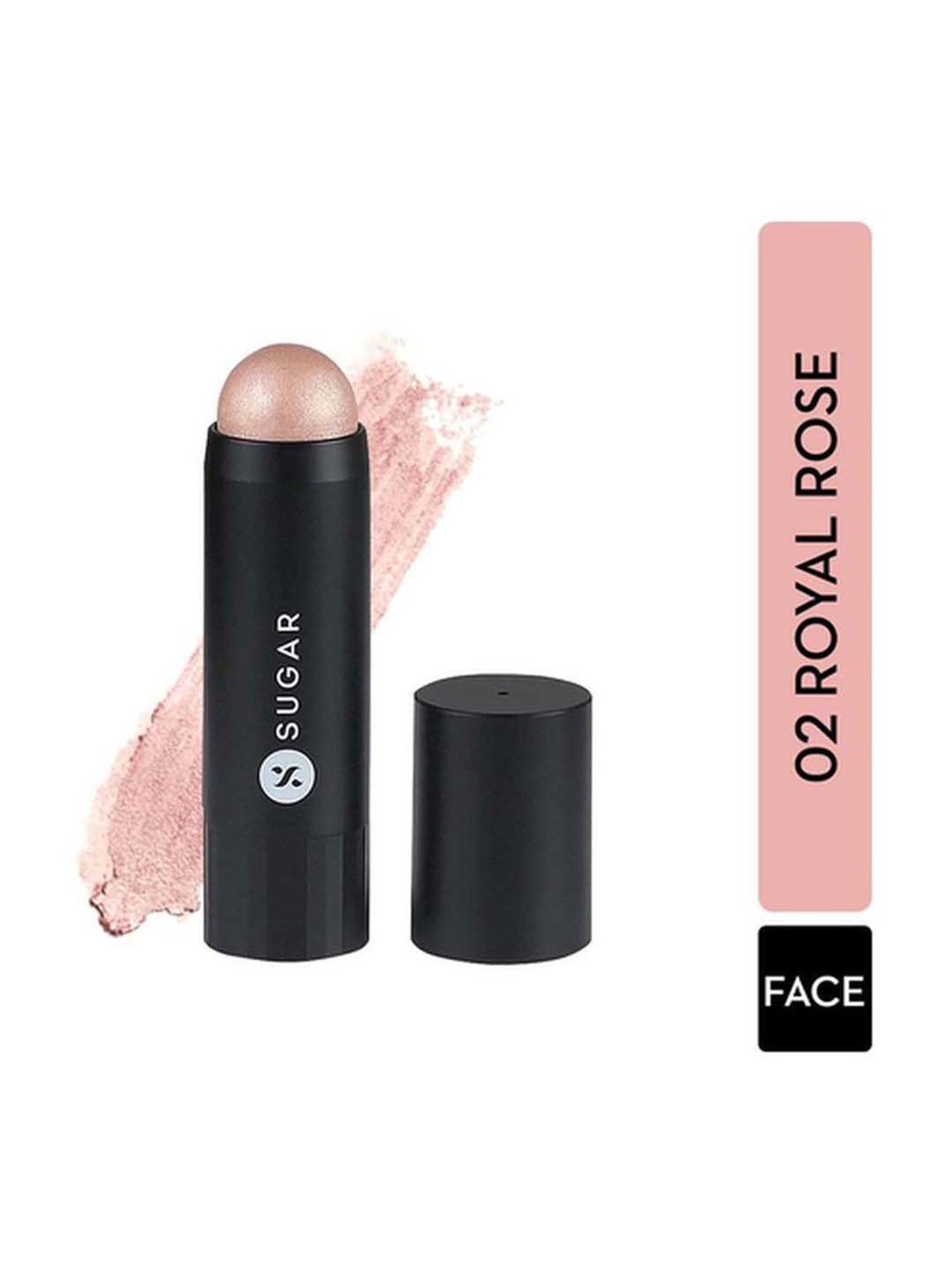 Sugar Cosmetics Face Fwd Highlighter Stick 02 Royal Rose - 7.5 gm