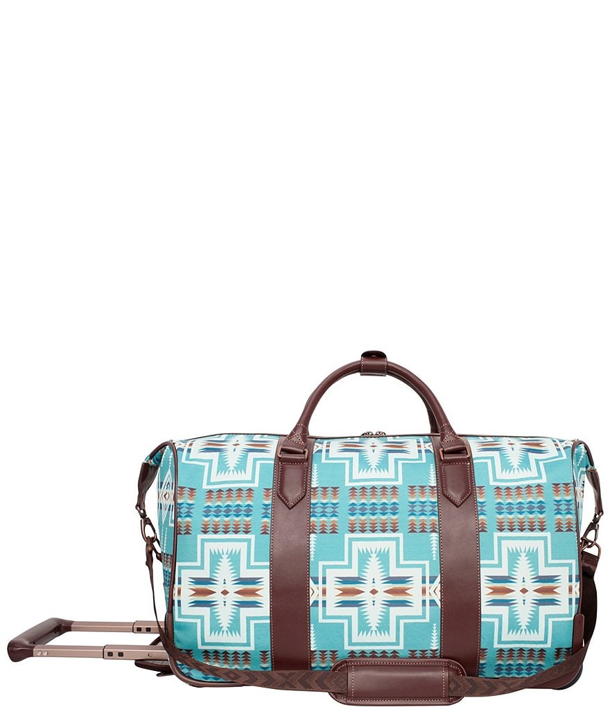 Pendleton Harding Aqua Rolling Duffel