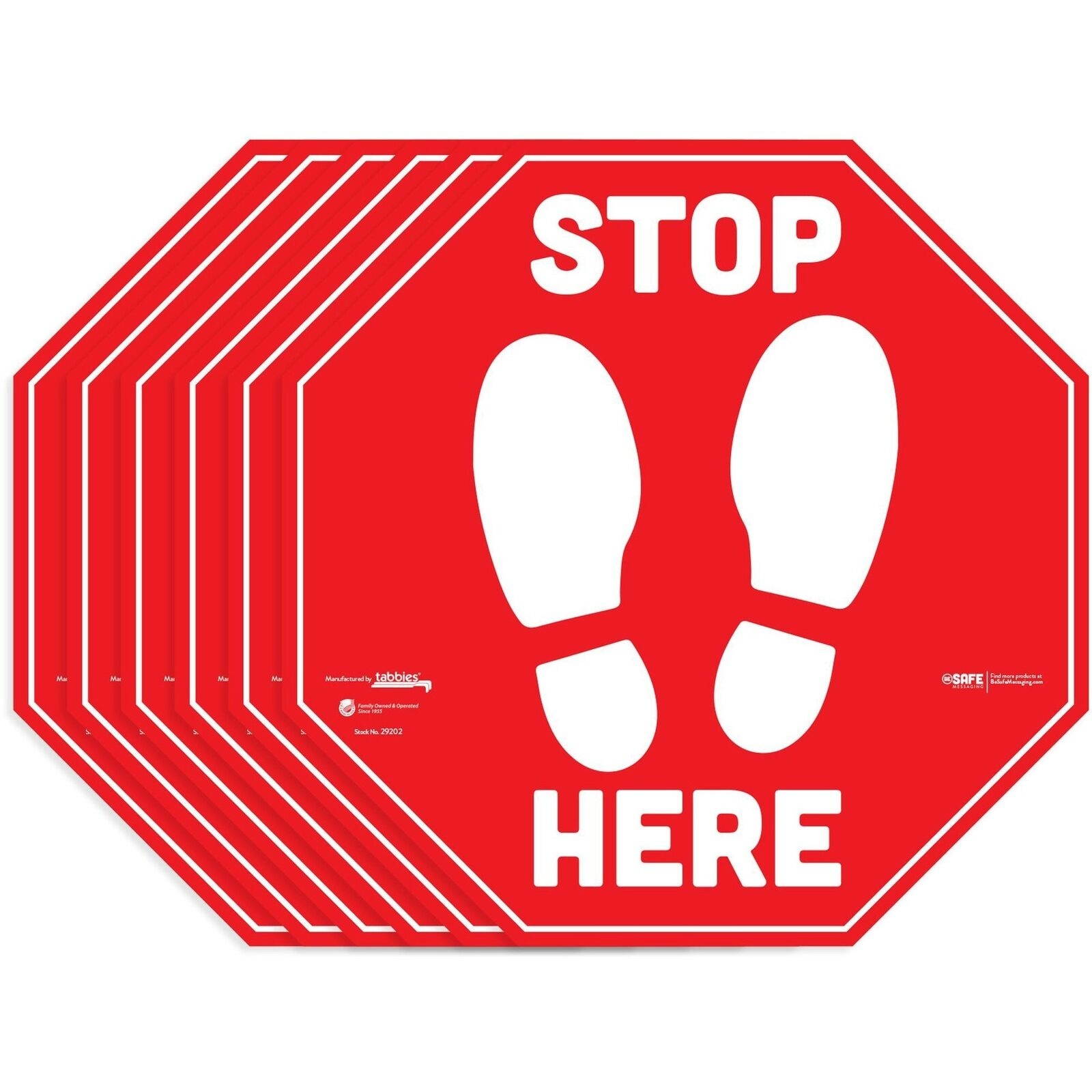 Tabbies TAB-29202 Decal,carpet,stop (tab29202)