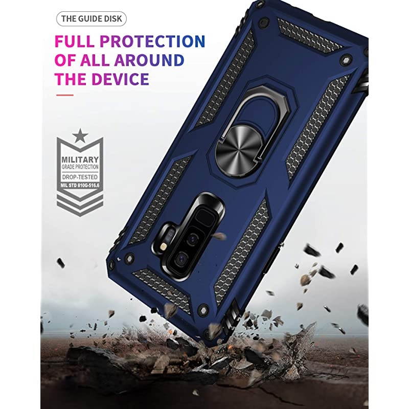 Samsung Galaxy S9 Case Military Grade 15ft Drop Tested Protective Case | Kickstand | Compatible with Galaxy S9 Royal Blue