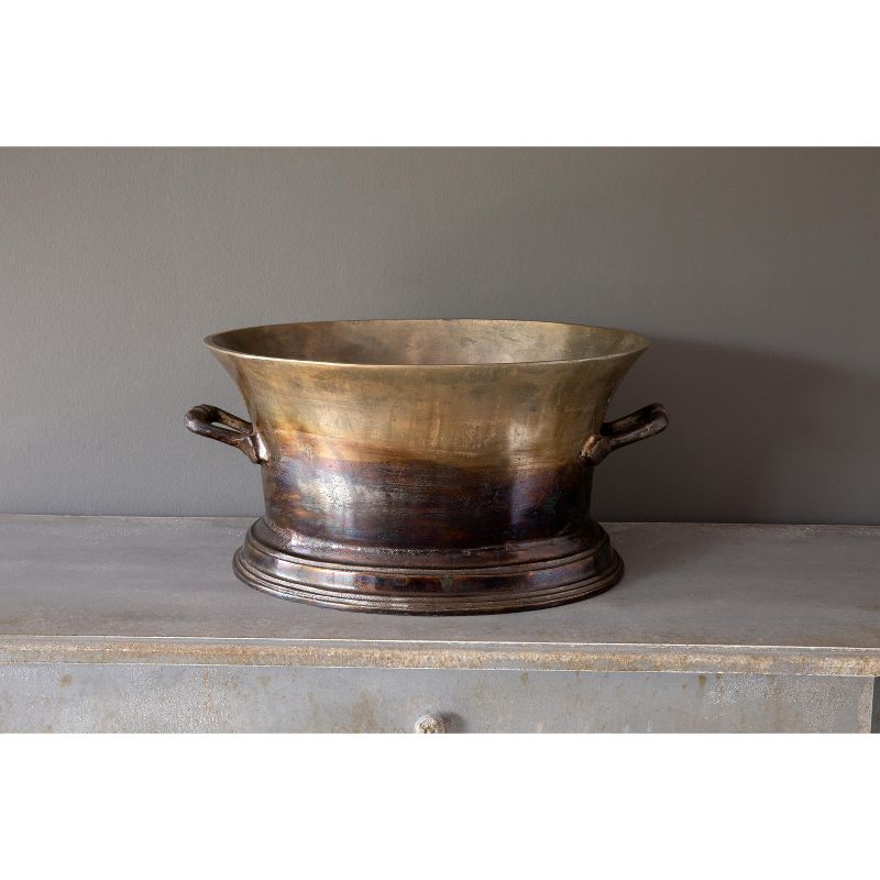 Set of 2 Metal Planters White - CosmoLiving by Cosmopolitan