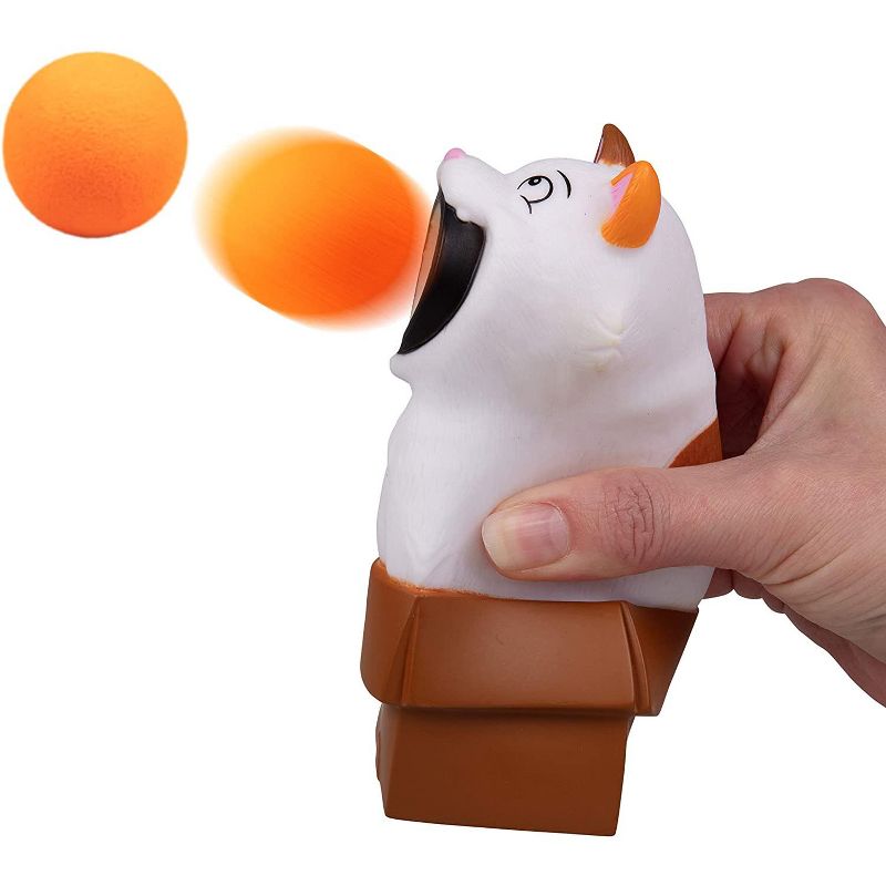 Hog Wild Kitty Cat Popper Toy, Shoots Foam Balls!