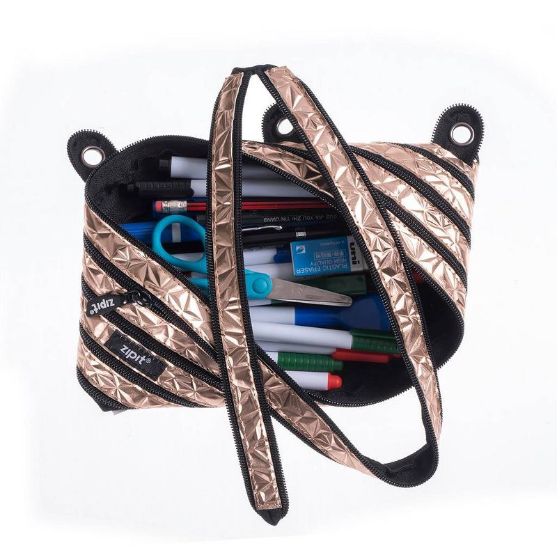 Continuous Zip Binder Pencil Case Iridescent Bronze - ZIPIT