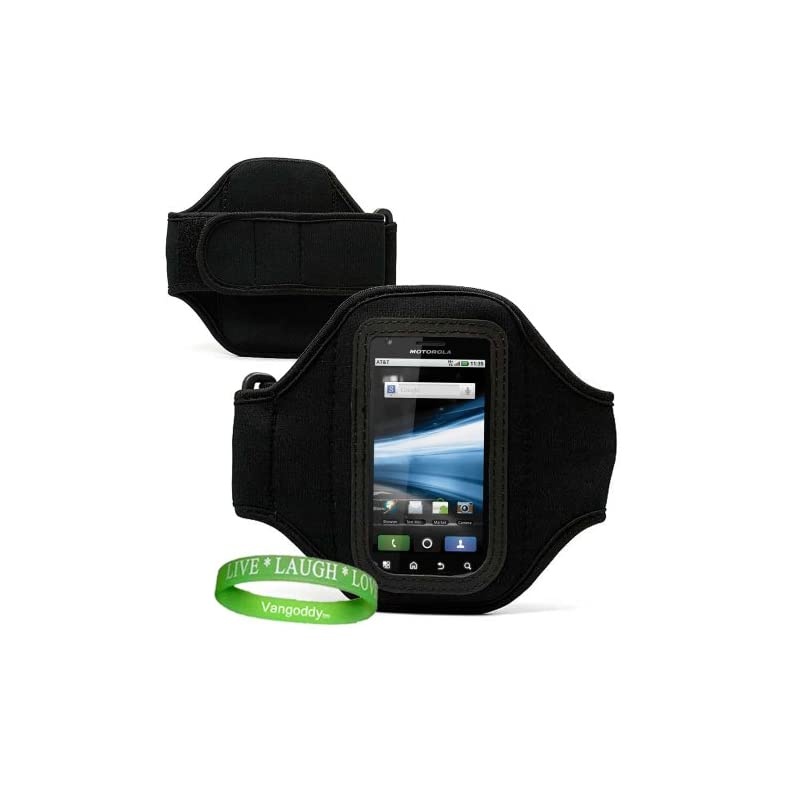 Elegant VG Armband Black w/Sweat Resistant Lining-Key Pocket for LG Lucid!!
