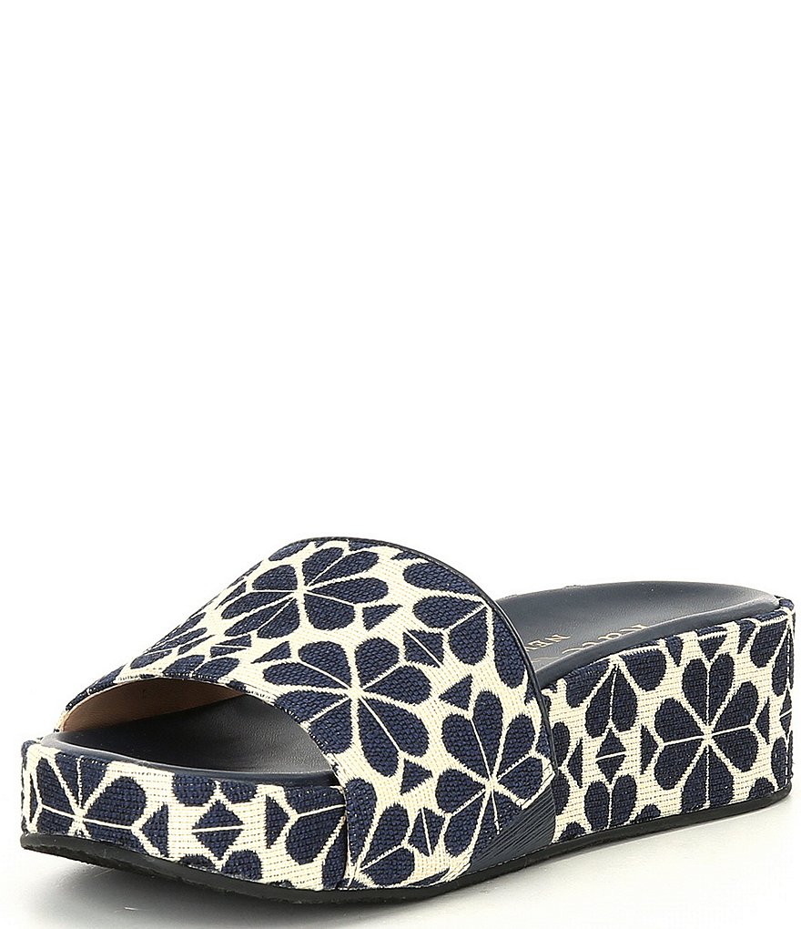 kate spade new york Breeze Jacquard Wedge Slides
