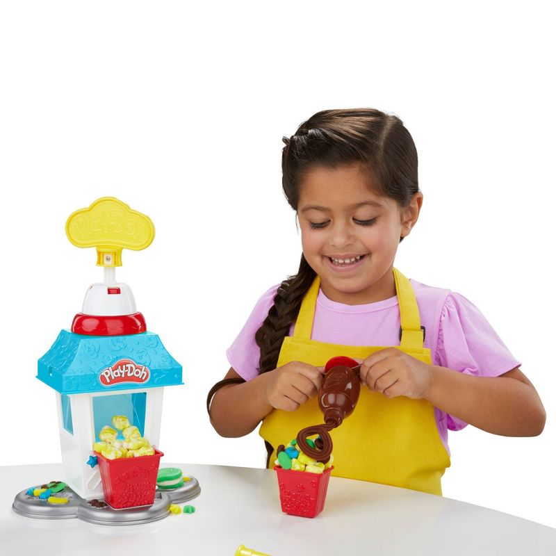 Play-Doh Kitchen Creations Popcorn Party Play Food Set with 6 Non-Toxic Play-Doh Cans