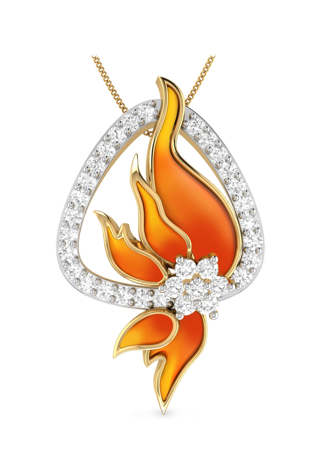 PC Jeweller Asrasya 22 kt Gold Pendant without Chain