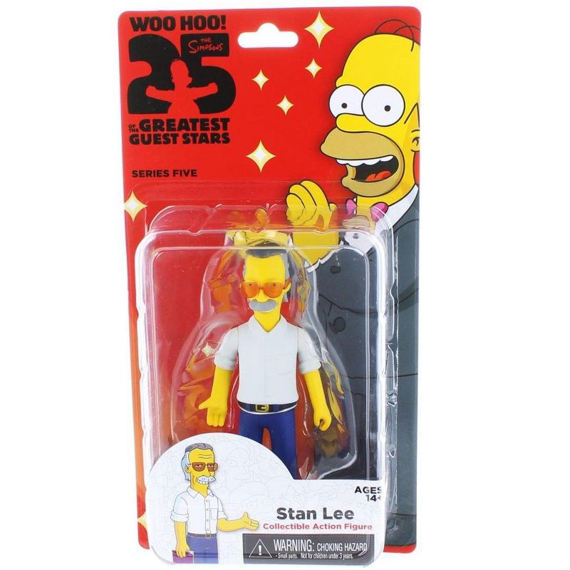Neca The Simpsons 25th Anniversary 5" Series 5 Action Figure: Stan Lee