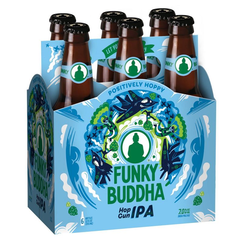 Funky Buddha Hop Gun IPA Beer - 6pk/12 fl oz Bottles