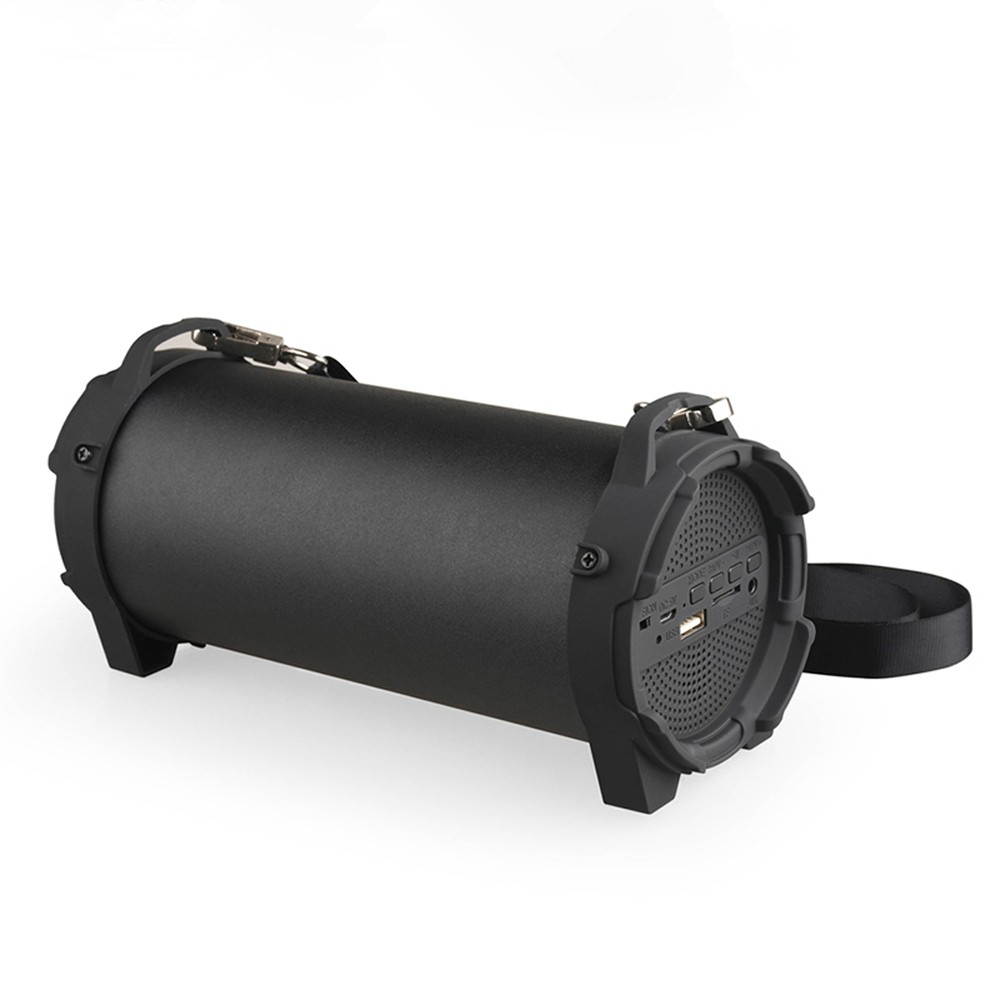 Smalody SL-10 Wireless Bluetooth Speaker Outdoor Soundbox 10W Stereo Bass Subwoofer Support FM Radio TF U Drive AUX IN w/ Mic Webbing Strap