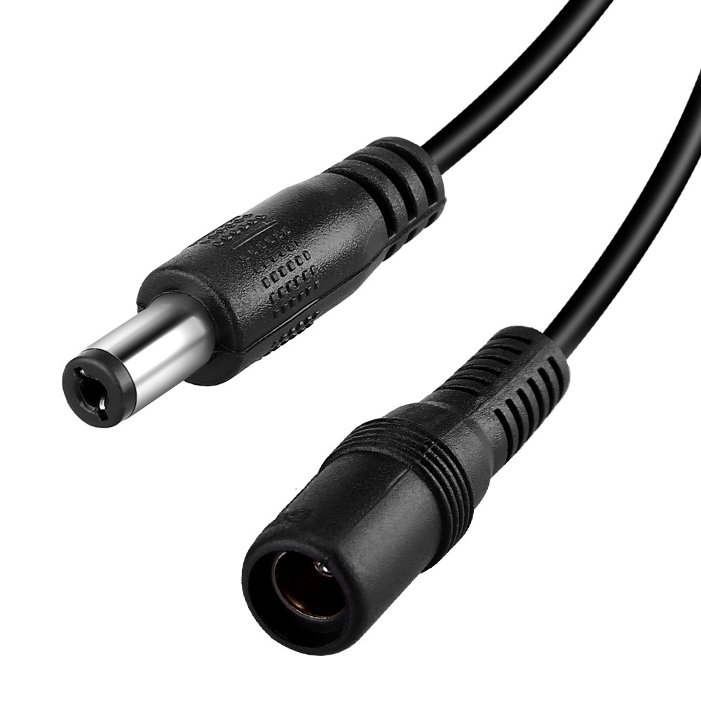 DC 12V Power Supply Adapter Extension cable 10M 33FT 5.5mm x 2.1mm Cord for CCTV IP PTZ  Security Surveillance Camera Standalone DVR,Black