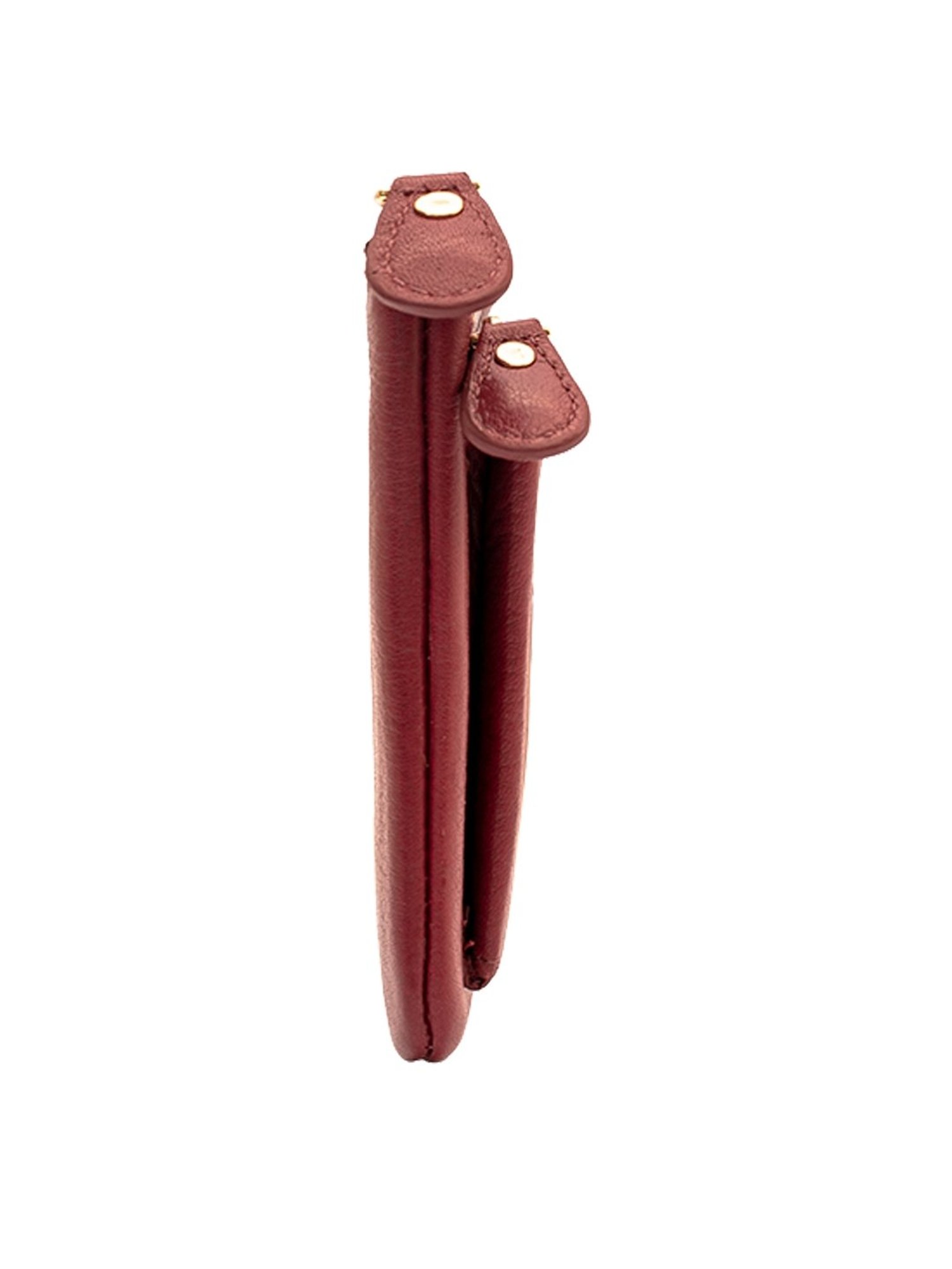 Eske Aleta Maroon Solid Wallet for Women