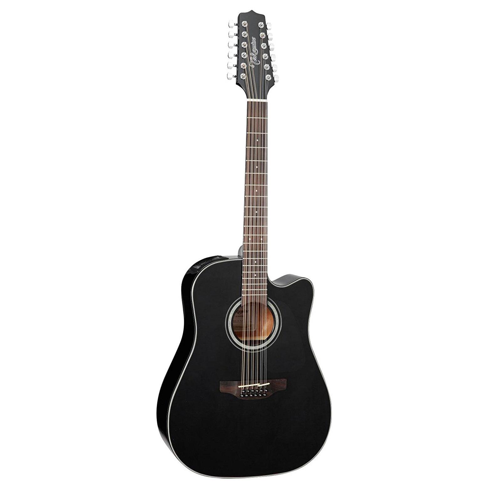 Takamine G Series GD30CE12BLK Dreadnought Acoustic-Electric 12-String Guitar