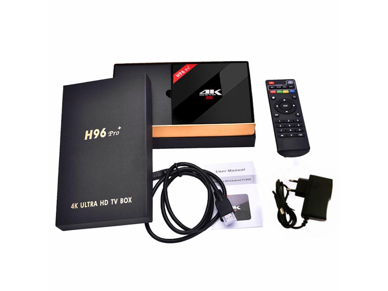 H96 PRO Amlogic S912 Octa-Core TV Box w/ 3GB DDR3, 32GB ROM (EU Plug)/S912 Octa-Core TV Box w/ 3GB DDR3, 32GB ROM 4K TV Player