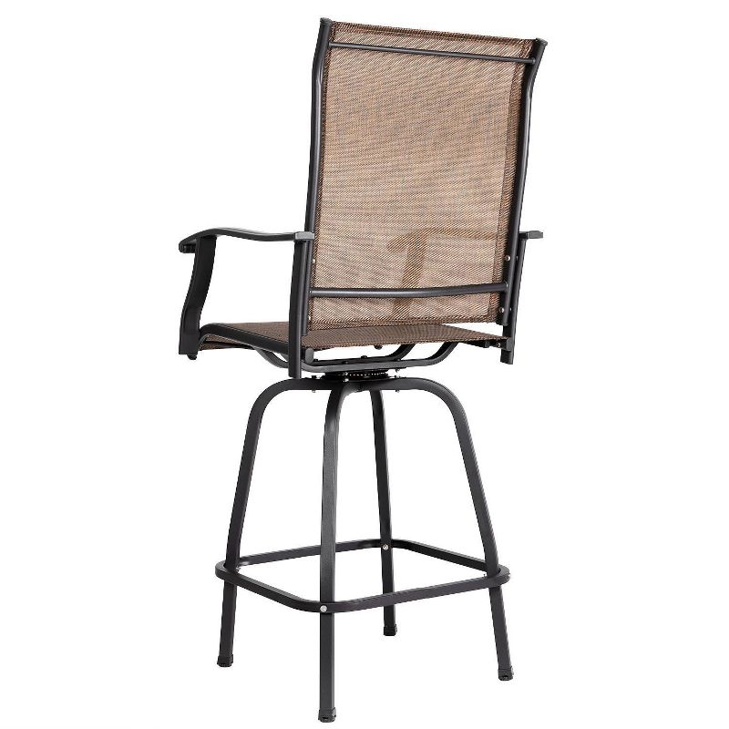 Iron Swivel Bar Stools - Nuu Garden