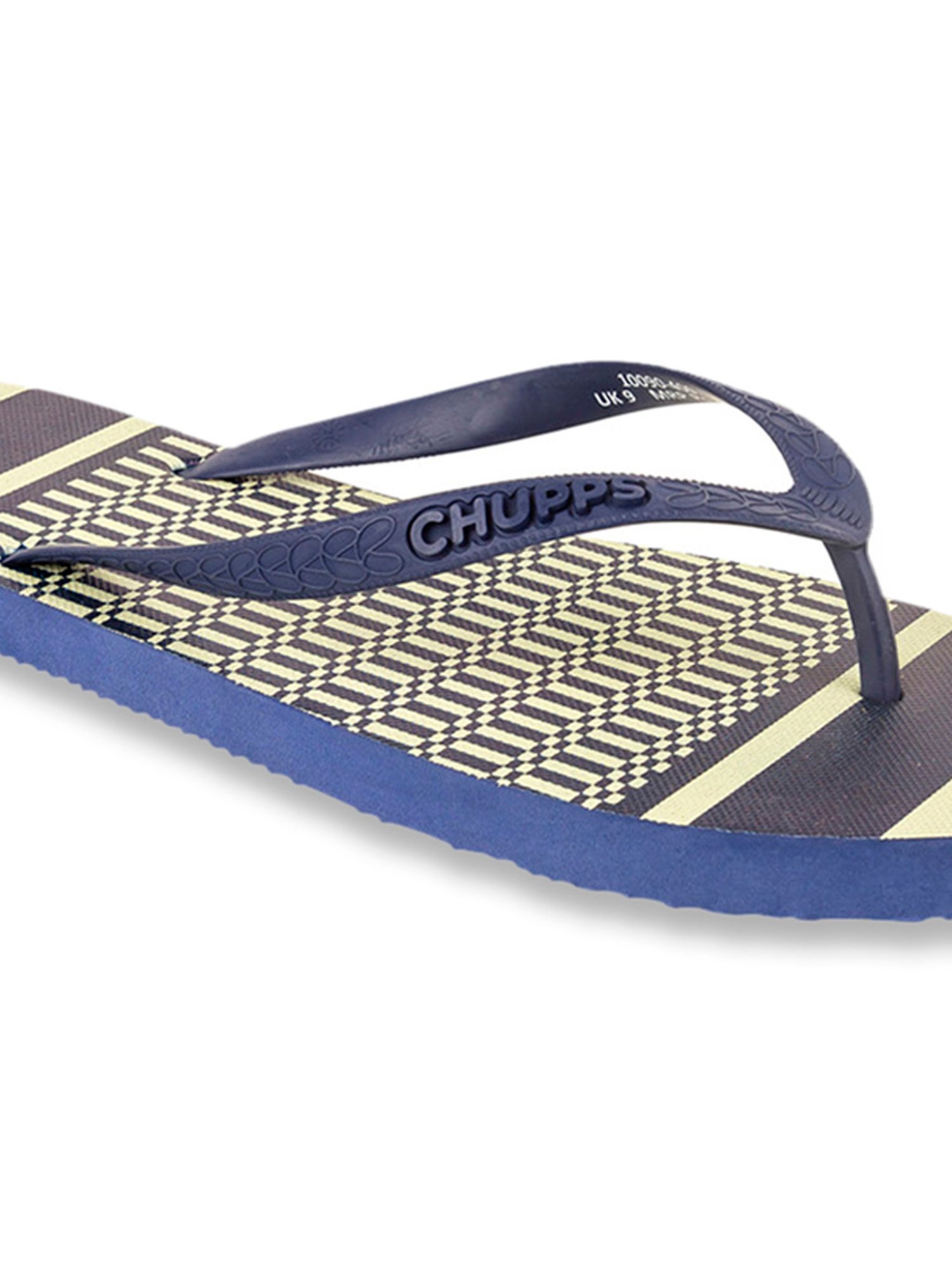 Chupps Men's Navy Flip Flops