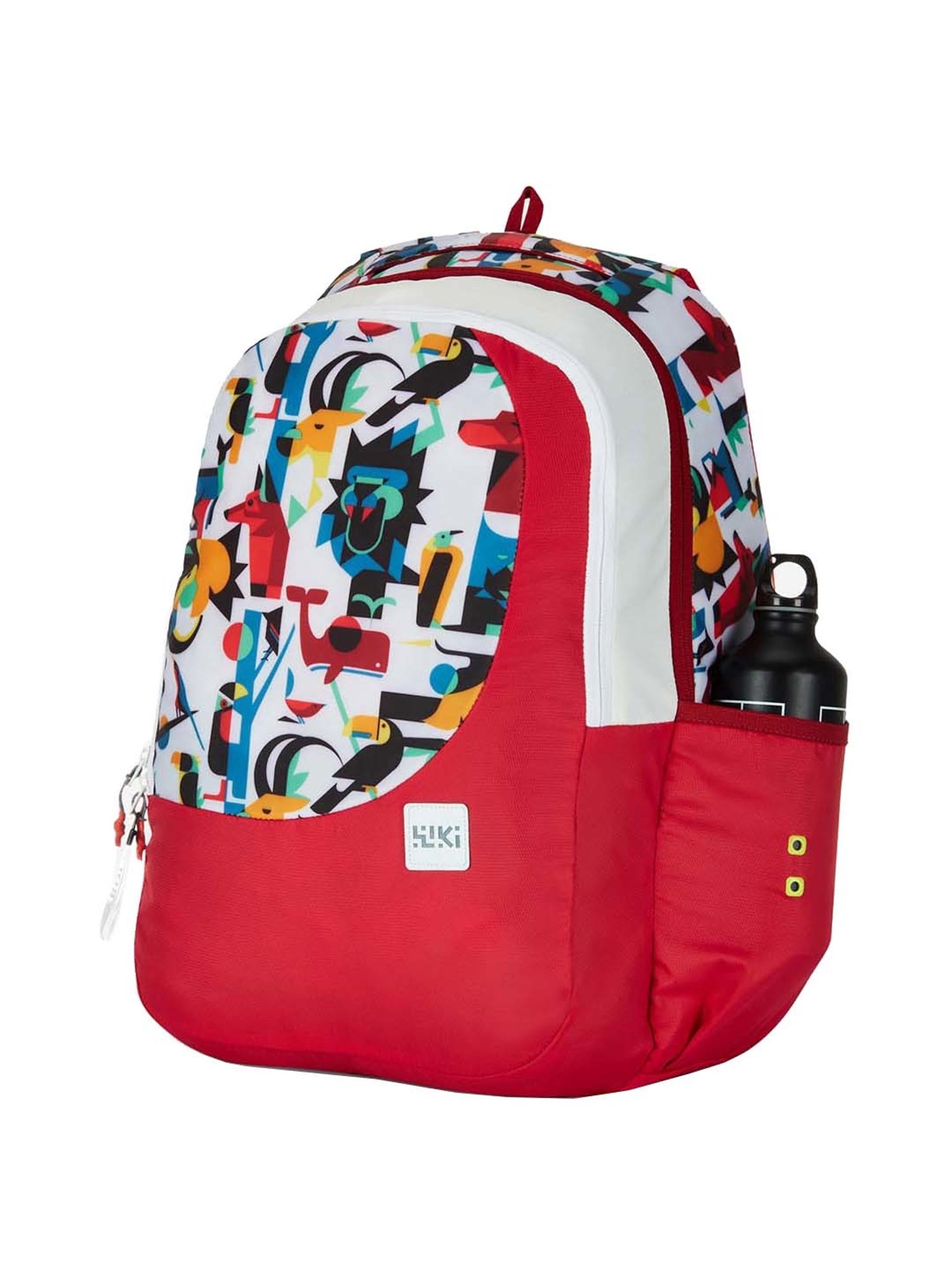 Wiki 29.5 Ltrs Red Medium Backpack