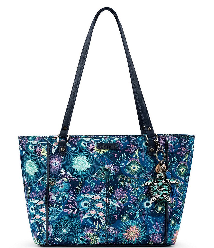 Sakroots Medium Paisley Print Nylon Tote Bag