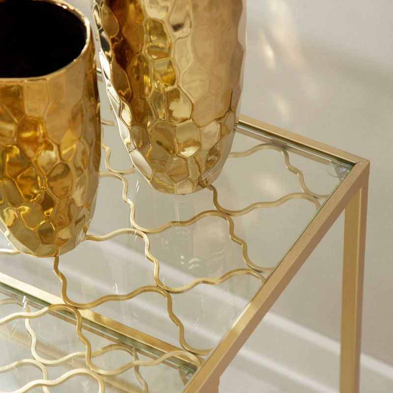 Metal Nesting Tables Pale (Set of 3) Gold - Olivia & May