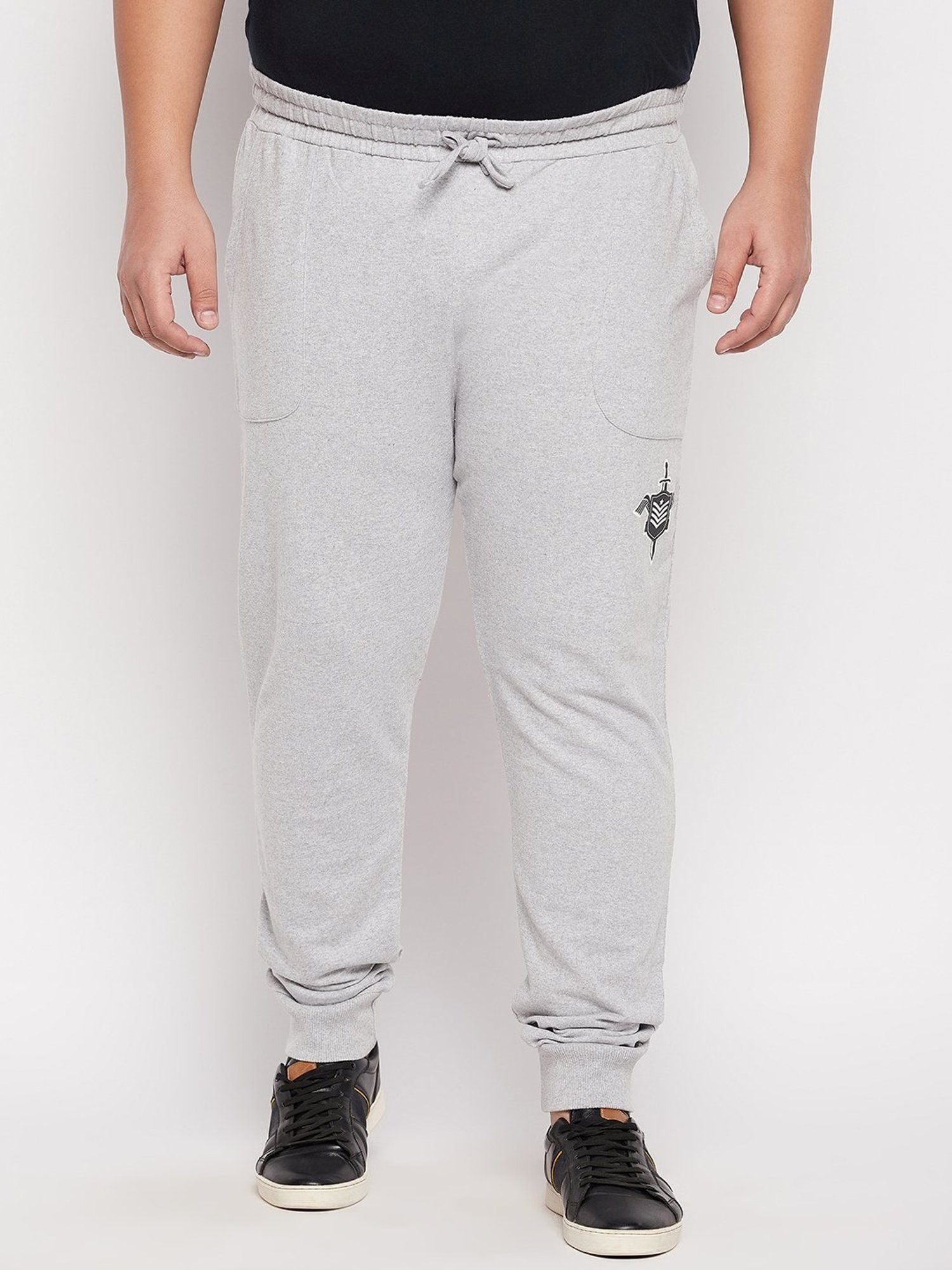 Bigbanana Grey Cotton Regular Fit Joggers